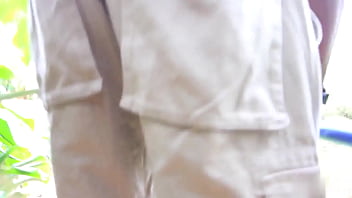 Cat woman sucking dick through her cage