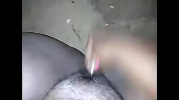 Horny black bbw fingering herself