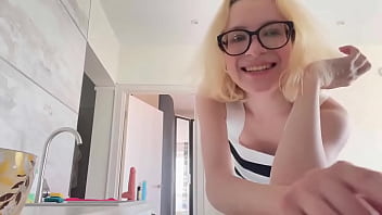 What i do at home alone when no one see #teen #sexy #panties #blonde #dance #egirl #altgirl