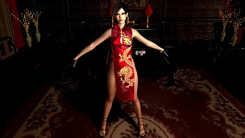 Mature ada wong in chinese dress tempts you to share secrets with her for reward