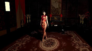 Mature Ada Wong In Chinese Dress Tempts You To Share Secrets With Her For Reward thumbnail