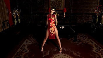 Mature ada wong in chinese dress tempts you to share secrets with her for reward