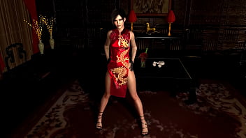 Mature ada wong in chinese dress tempts you to share secrets with her for reward