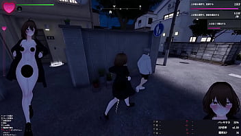 【プレイ動画001】インターホンを押して家の人が出てくるまで全裸で待機！