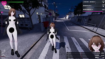 【プレイ動画001】インターホンを押して家の人が出てくるまで全裸で待機！