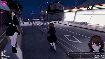 【プレイ動画001】インターホンを押して家の人が出てくるまで全裸で待機！