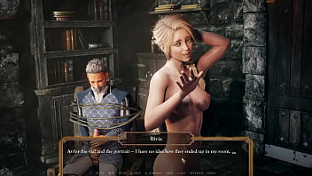 Delicious menage with the noblewoman and the servant Delicious menage with the noblewoman and the servant