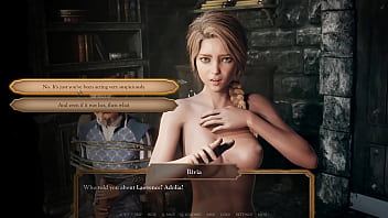 Delicious menage with the noblewoman and the servant