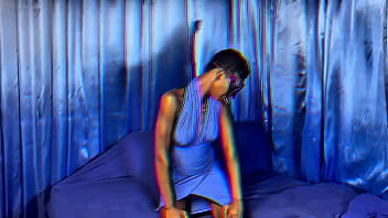 Tag team double dick in all holes pussy and mouth filled with big black long socks