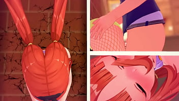 原神のニィロウ　意味深モーションとダメージボイスを組み合わせた動画