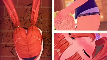 原神のニィロウ　意味深モーションとダメージボイスを組み合わせた動画