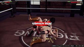 Luna vs johnny walker nf3d mixed mma battle maledom