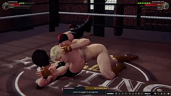 Luna vs johnny walker nf3d mixed mma battle maledom