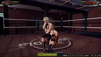 Luna vs johnny walker nf3d mixed mma battle maledom