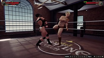 Luna vs johnny walker nf3d mixed mma battle maledom