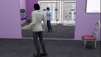 Elegant beautiful blonde is having sex with her partner