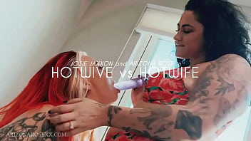 When josiejaxxon wagered a bet that whoever lost our game of ping pong would be getting fucked with the strap on i knew