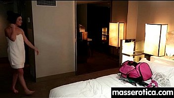 Young innocent lesbian has her tight little flower penetrated 11