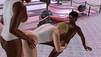 3d Hunk Gets Double Teamed By Two Hot Ebony Studs thumbnail