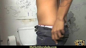 Black girl have surprise gloryhole 18