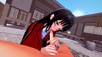 Yumeko gets all her holes filled with cum kakegurui hentai
