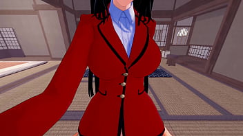 Yumeko gets all her holes filled with cum kakegurui hentai