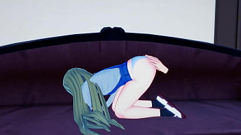 Hentai petite gal kay fucks cock