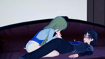 Hentai petite gal kay fucks cock