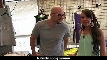 Slutty amateur babe is paid cash from some crazy public sex 1