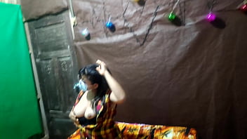 My stepdaughter's doing it again she seduces me by moving sexily in bed and showing off her tits