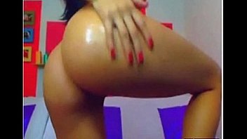 Hot latina shove dildo deep in ass