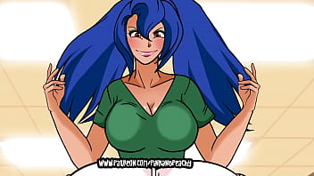 Three girls strip each other over test scores