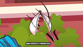 Three girls strip each other over test scores