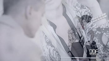 Ball licking threesome with romanian babes in job interview