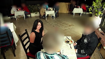 Public even in the restaurant fucking in front of the guests