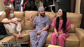 Blaire celeste's mouth gets blasted with huge load of cum