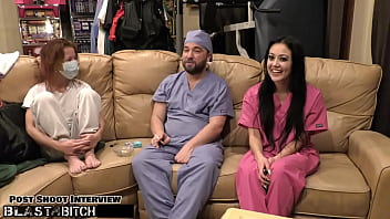 Blaire celeste's mouth gets blasted with huge load of cum