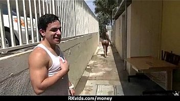 Sexy natural chick trades cash for some rough sex 20