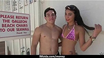 Sexy natural chick trades cash for some rough sex 20