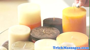 Massaged girlfriend cocksucking bf in bath