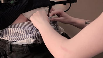 La prima volta di carmelo del disability hard con una vera troia