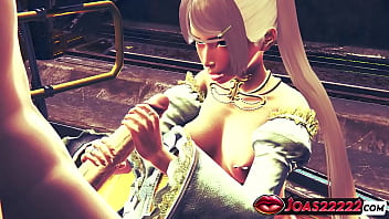Blue Hair Anime Girl – Pierced Nipples Blowjob With Fetish Glans Lick Intense Handjob & Big Sperm Explosion 3d Hentai In Honey Select 2 thumbnail