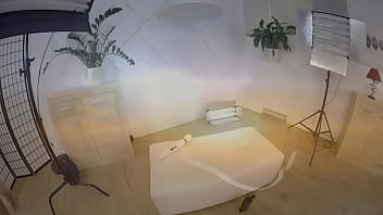 Ambika gold playing toys on stool