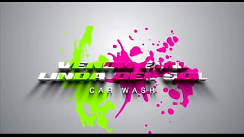 Wet version gang bang in the carwash