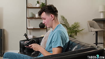 Big tits cougar stepmom confronts on her step sons big dick