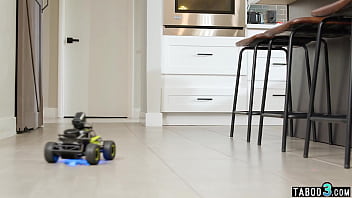 Big tits cougar stepmom confronts on her step sons big dick