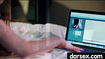 Babe’s expert tongue goes up and down on a cock 13