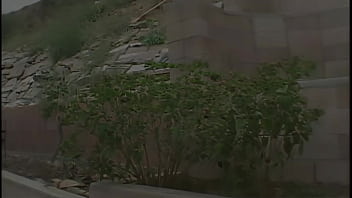 Ciera sage gets fucked in her tight ass outside while wearing fishnets