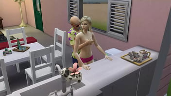 Slut android 18 cheats on krillin with pervert master roshi