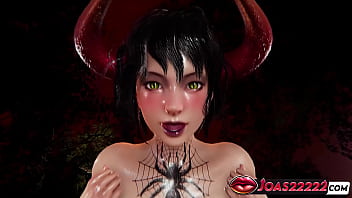 Alluring devil abelin with tattoos in adult animation missionary inense fuck elevated tied fuck featuring close up shots cowgirl with breast play cum inside tight pussy in honey select 2